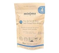 Natural Toothpaste Powder Flavour of Ibiza Salt with Lemon White Teeth Economy in Compostable Bag Stain Resistant Organic Fluorine Free Fresh Breath