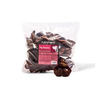 Natural Treats Dried Pig Snouts for Dogs (1kg) Hypoallergenic Grain Free High Protein Highly Digestible Snacks