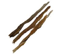 Natural Treats Jumbo Hairy Venison Skin (1kg) Low Fat Grain Free Dog Chews