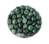 Natural Tumbled Crystal Stones - Healing Stones for Diffusing, Aromatherapy & Energy Cleansing 100g(Red and green treasure 0.8")