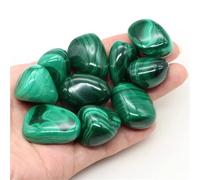 Natural Tumbled Stones Bulk Polished Rocks Gemstones Assorted Healing Crystals for Home Garden Tank Aquarium Decoration for DIY, Decor, Reiki, Collection, Crafts(Malachite,50g)
