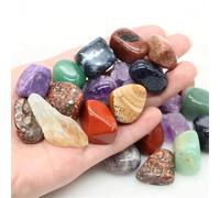 Natural Tumbled Stones Bulk Polished Rocks Gemstones Assorted Healing Crystals for Home Garden Tank Aquarium Decoration for DIY, Decor, Reiki, Collection, Crafts(Random Stones,100g)
