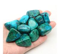 Natural Tumbled Stones Bulk Polished Rocks Gemstones Assorted Healing Crystals for Home Garden Tank Aquarium Decoration for DIY, Decor, Reiki, Collection, Crafts(Chrysocolla,1 pc)