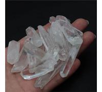 Natural Tumbled Stones Bulk Polished Rocks Gemstones Assorted Healing Crystals for Home Garden Tank Aquarium Decoration for DIY, Decor, Reiki, Collection, Crafts(Clear Quartz Wand,500g)
