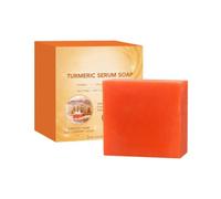 Natural Turmeric Se-Rum Bar, Moisturising & Brightening Face And Body Wash | Gentle Deep Cleaning Formula, 100g, For Daily Morning Evening Shower Home Travel Gym Spa Hotel