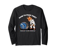 Natural Turtle Defense - Jiu Jitsu Guard Passing Humor Long Sleeve T-Shirt