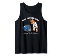 Natural Turtle Defense - Jiu Jitsu Guard Passing Humor Tank Top