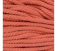 Natural Twisted Cotton Rope - Soft But Strong - Assorted Colors - 1/2 Inch Diameter (Orange, 50 Feet)