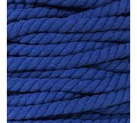 Natural Twisted Cotton Rope - Soft But Strong - Assorted Colors - 1/2 Inch Diameter (Royal Blue, 10 Feet)