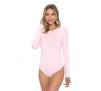 Natural Uniforms Long Sleeve Body Suit - pink - Large