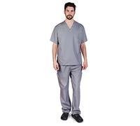 NATURAL UNIFORMS Men's Scrub Set Medical Scrub Top and Pants