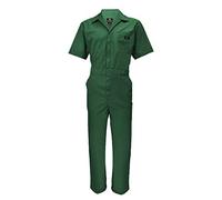Natural Uniforms Mens Short Sleeve Coveralls Zippered