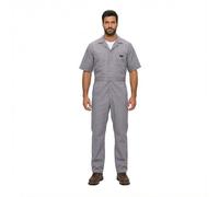 Natural Uniforms Mens Short Sleeve Coveralls Zippered - Grey - Large Tall