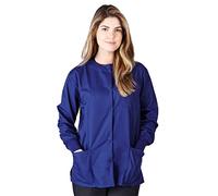 Natural Uniforms Men's Warm Up Jacket Large True Navy Blue