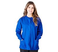 Natural Uniforms Men's Warm Up Jacket Small Dark Royal Blue
