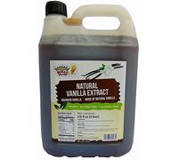 Natural Vanilla Extract / Alcohol Free / Without Alcohol / Bourbon Vanilla / Vegan / Gluten Free / 176 fl oz / 5 Litres / Halal