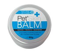 Natural VetCare Pet'Skin Balm - Hydrating & Protective Balm for Cats & Dogs - Soothes Dry, Cracked or Irritated Skin - With Shea Butter, Coconut Oil & Vitamin E - 50ml