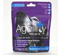 Natural VetCare Ageility Supplement for Senior Dogs 75g - Veterinary Strength Joint, Brain & Vitality Support - With Omega 3, L-Carnitine & Antioxidants - Promotes Mobility, Cognition & Wellbeing