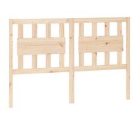 vidaXL Bed Headboard 125.5x4x100 cm Solid Wood Pine (818560), Brown