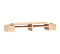 Solid Wood Pine Monitor Stand Multi Colours 100x27.5x15cm/70x27.5x15cm vidaXL