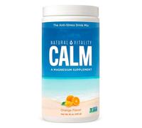 Natural Vitality CALM Magnesium Powder, Orange Flavour 453gm