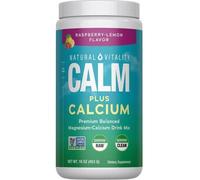 Natural Vitality | Natural Calm Plus Calcium- Raspberry Lemon | 1 x 453g