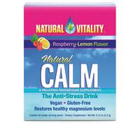 Natural Vitality, Natural Calm, The Anti-Stress Drink, Raspberry-Lemon Flavor, 30 Single-Serving Packs, 0.12 oz (3.3 g)