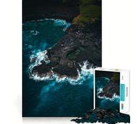 Natural Volcanic Basin Jigsaw Puzzle for Teenagers 1000 Pieces Memory Gain Calm Relax Design Assembly Classic Gift (38x52cm)