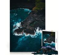 Natural Volcanic Basin Jigsaw Puzzle for Teenagers 1000 Pieces Memory Gain Calm Relax Design Assembly Classic Gift (38x52cm)