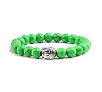 natural volcanic stone bracelets buddha head beaded bracelet men women weathering bangles couple distance