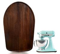 Natural Walnut Wood Mixer Slider Mat for KitchenAid 4.5-5 qt Stand Mixer Sliding Tray for Countertop Protection