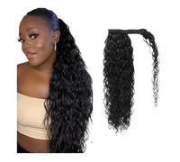 Natural Water Wave Hair Pony Ponytail Brazilian Human Hair Ponytail Extensions Natural Hair for Women Perfect Looking(10inches)