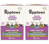 Natural Wet Dog Food Pouches - Grain Free 6 x 85g Mixed Selection