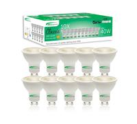 (Natural White 4000K, Pack of 10) BELL Lighting GU10 LED Bulbs Non Dimmable 38 Beam
