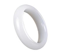 Natural White Agate Bangleas a gift for mother or girlfriend，60mm