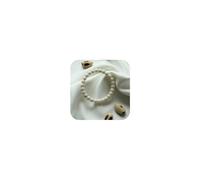 Natural White Bodhi Seed Mala Bracelet, Handmade Zen Mala Bracelet for Men and Women