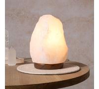 Natural White Rock Salt Lamp - 1-2kg Serenity White One Size