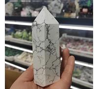 Natural White Turquoise Dot Crystal Stone Natural Quartz Home Decoration Handicraft