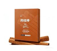 Natural Whole Cinnamon Sticks - Premium Quills, Aromatic Spice Ideal for Infusing Beverages, Baking & Racks(80g cinnamon stick 8cm tall)