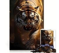 Natural Wild Tiger Animal for Adults 1000 Piece Jigsaw Puzzle Thought Toy Anxiety Relief Precise Edge Thoughtful Gift (50x75cm)