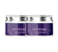 Natural Wild Yam Cream Hormone Balance for Menopause Relief and Dry Skin, Suitable For All Skin Types (2 PCS, A)