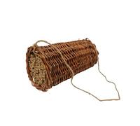 Natural Willow Bee and Insect Hotel with Bamboo Tubes