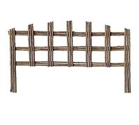 Natural Willow Garden Edging Decorative Garden Fence Flower Bed Edging Borders for Yard Landscape Garden Garden Fences(ColorC,60x35cm)