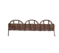 Natural Willow Garden Edging Decorative Garden Fence Flower Bed Edging Borders for Yard Landscape Garden Garden Fences(ColorD,100x35cm)