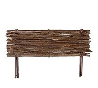 Natural Willow Garden Edging Decorative Garden Fence No Dig Fencing Flower Bed Edging Borders for Yard Garden Fences(Color3,100x35cm)