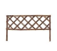 Natural Willow Garden EdgingDecorative No Dig Fencing for Flower Bed Borders Landscape & Patio Outdoor Decor60x35cm (23.6x13.8IN) EcoFriendly Garden Fence