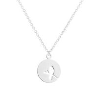 Natural Wind Hollow Animal Necklace Static Bird Parked On The Branch, Quiet Jewelry