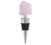 Natural Wine Stopper, Wine Bottle Stoppers with Irregular Shape Design, Excellent Sealing Performance Zinc Alloy Stopper for Home Bar Hotel Champagne Bottles (Pink)