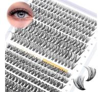 Natural Wispy 30D 40D Cluster Lashes, 320PCS Individual Eyelashes D Curl 9-16mm Reusable DIY Individual Lashes Hypoallergenic Eyelash Clusters for Daily Wear and Events Lankiz