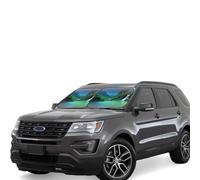 Natural wonders Print Car Sun Shade Windshield 2-Piece Foldable Front Windshield Sun Visor Sunshade for Car Windshield, L